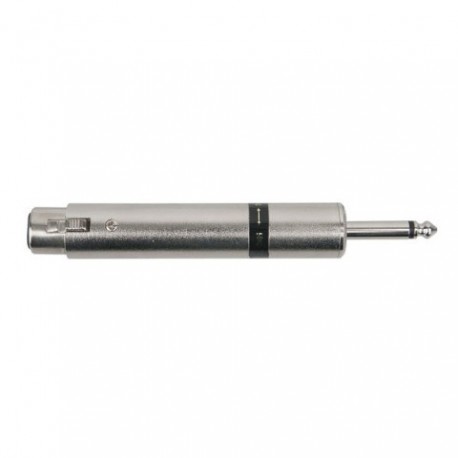 Adaptor XLR mama 500 Ohm la Jack 6.3mm tata 50 kilo-Ohm, DAP-Audio FLA-07