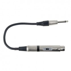 Adaptor Jack 6.3mm 50 kilo-Ohm tata la XLR mama 600 Ohm, DAP-Audio FLA-01