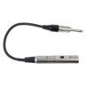 Adaptor Jack 6.3mm 50 kilo-Ohm tata la XLR tata 600 Ohm, DAP-Audio FLA-02