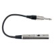 Adaptor Jack 6.3mm 50 kilo-Ohm tata la XLR tata 600 Ohm, DAP-Audio FLA-02