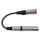 Adaptor Jack 6.3mm 50 kilo-Ohm la XLR tata 600 Ohm, DAP-Audio FLA-04