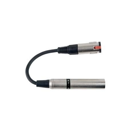 Adaptor Jack 6.3mm 50 kilo-Ohm la XLR tata 600 Ohm, DAP-Audio FLA-04
