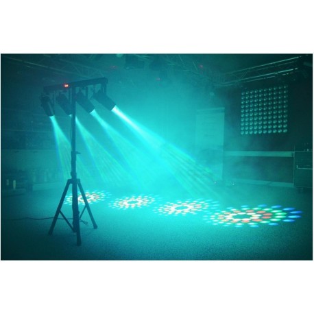 Set efecte lumini BeamZ LED DMX 4x Moonflower - T bar