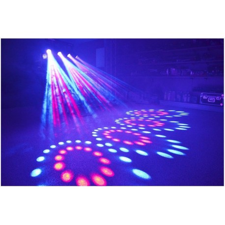 Set efecte lumini BeamZ LED DMX 4x Moonflower - T bar
