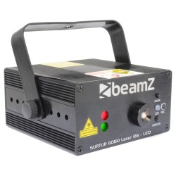 Laser BeamZ Rosu/Verde+Gobo+LED IR Surtur