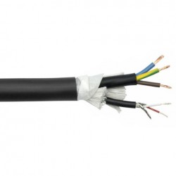 Cablu multicore metrat audio power-signal DAP Audio Black jacket PMC-216