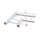 Grinda colt Showtec Corner 90° horizontal Pro-30 Step P Truss