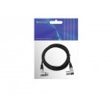 Cablu Omnitronic XLR cable 3pin 3m 90° bk