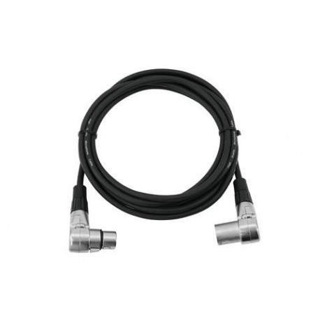 Cablu Omnitronic XLR cable 3pin 3m 90° bk