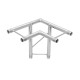 Truss DECOLOCK din 3 puncte 90° 400x400x400 mm, Alutruss DQ2-PAL31H