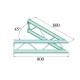 Truss corner BISYSTEM din 2 puncte 45° vertical 800x800 mm, Alutruss PV-19