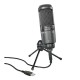 Microfon cardioid condenser cu USB, Audio-Technica AT2020USB+