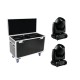 Set 2x Moving-Head LED DMH-160 LED Future Light + Case