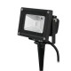 Proiector de interior/exterior cu LED COB RGB 10W, Eurolite LED IP FL-10 COB RGB IR + stake (51914680)