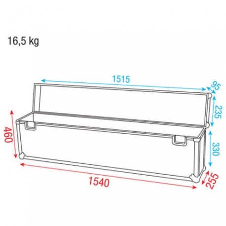 Case pentru Showbar + 4x Par56 DAP Audio