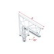 Grinda colt Showtec Corner 45° Deco-22 Triangle