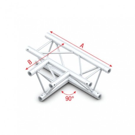 Grinda Showtec 90° 3-way horizontal Deco-22 Triangle