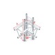 Grinda colt Showtec Corner 90° up/down, left Pro-30 Triangle P Truss