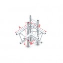 Grinda colt Showtec Corner 90° up/down, left Pro-30 Triangle P Truss