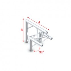 Grinda colt Showtec Corner 90° apex up Pro-30 Triangle F Truss