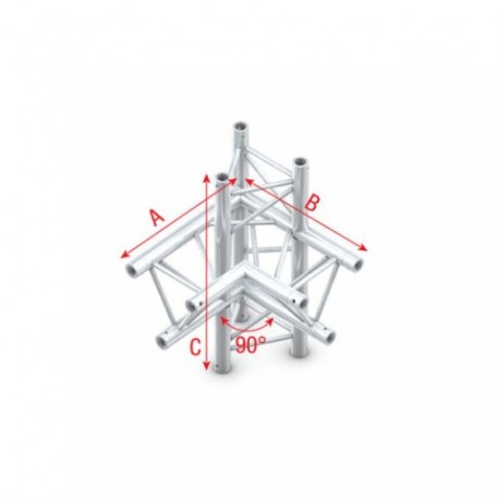 Grinda colt Showtec Corner 90° up/down, left Pro-30 Triangle F Truss