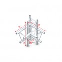 Grinda colt Showtec Corner 90° up/down, left Pro-30 Triangle G Truss