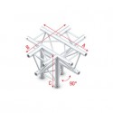 Grinda Showtec Cross + down 5-way, apex down Pro-30 Triangle G Truss