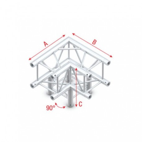 Grinda colt Showtec Corner 3-way 90° Pro-30 Square P Truss