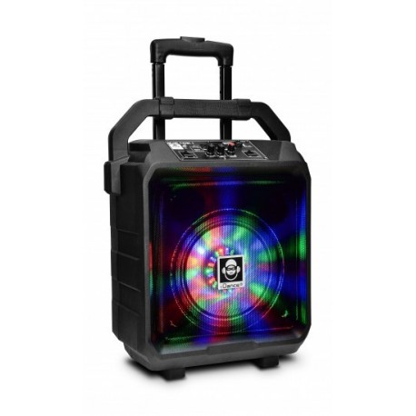 Boxa portabila cu  acumulator, microfon, BT si USB Idance Blue-Tank1