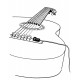 Microfon pentru instrumente cu corzi AKG C411 L