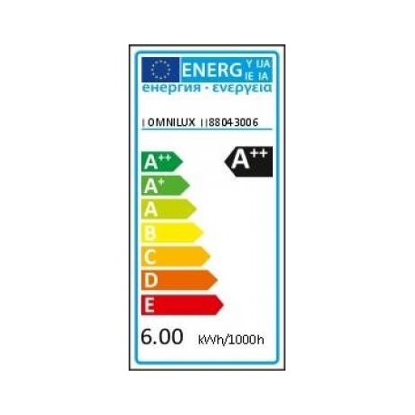 Bec cu LED Omnilux PAR-30 230V SMD 6W E-27 LED 6500K