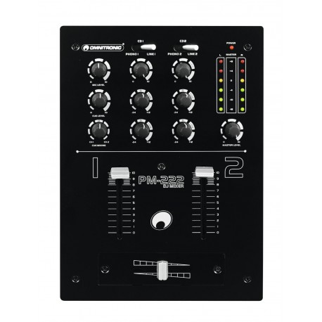 Mixer DJ 2 canale Omnitronic PM-222 2-Channel