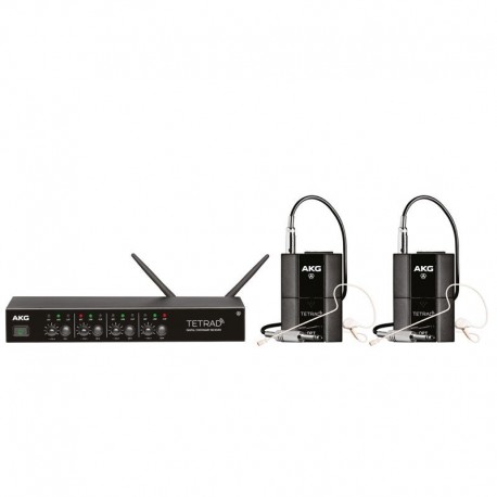 Set 2 lavaliere wirekess AKG DMS TETRAD PERFORMER