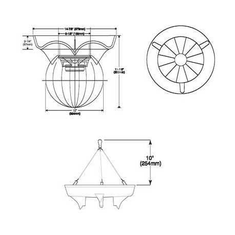 Boxa plafon 100V Omnitronic WP-10H Ceiling Speaker 6" 30W RMS