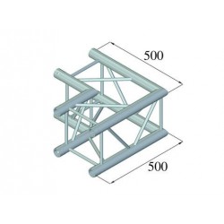 Coltar Alutruss in 4 puncte QUADLOCK 6082C-21 2-Way Corner 90Â°