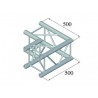 Coltar Alutruss in 4 puncte QUADLOCK 6082C-21 2-Way Corner 90Â°