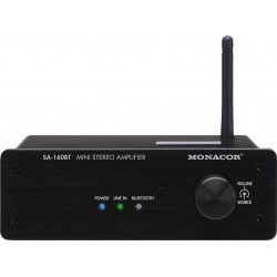 Amplificator cu Bluetooth si NFC Monacor SA-160BT