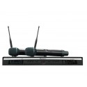 Set wireless cu 2 microfoane de mana, RELACART UR-260D 2-Channel UHF System