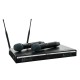 Set wireless cu 2 microfoane de mana, RELACART UR-260D 2-Channel UHF System