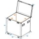 Flightcase PRO universal cu roti ROADINGER Universal Tour Case 60cm with wheels Pro