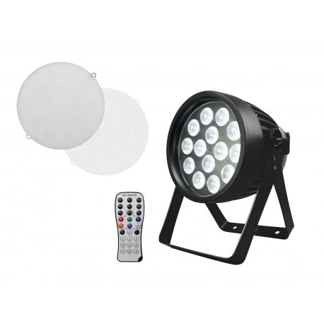 Weatherproof spotlight EUROLITE LED IP PAR 14x8W QCL