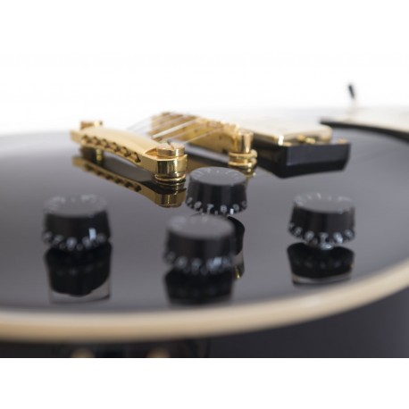 Chitara electrica Lp Style, black/gold, DIMAVERY LP-530 E-Guitar, black/gold