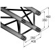 Truss QUADLOCK din 4 puncte, 2000mm, Alutruss QUADLOCK GL400-2000
