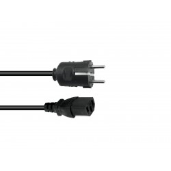 Cablu Omnitronic IEC Power Cable 3x1,0 3m bk (3023521G)