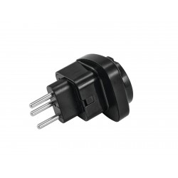Adaptor Omnitronic Adapter EU/CH Plug 10A bk
