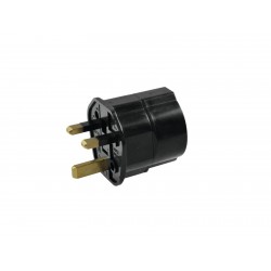 Adaptor Omnitronic Adapter EU/UK plug 13A bk