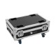 Case Roadinger Flightcase 4x AKKU BAR-6 Glow QCL Flex QuickDMX with charging function