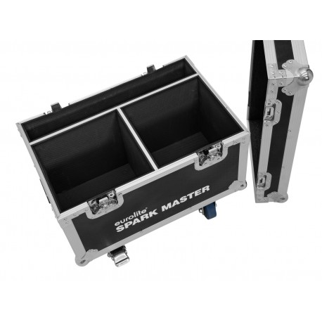 Case Roadinger Flightcase 2x Spark Master with wheels