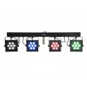Set 4 proiectoare LED cu telecomanda Eurolite KLS-3002 Next Compact Light Set