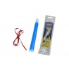 Set 12 Stick-uri LED EuroPalms Glow rod, blue, 15cm, 12x